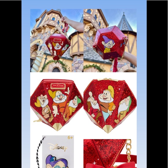 Exclusive- Stitch Shoppe Snow White Gem Crossbody Bag - Picture 9 of 9